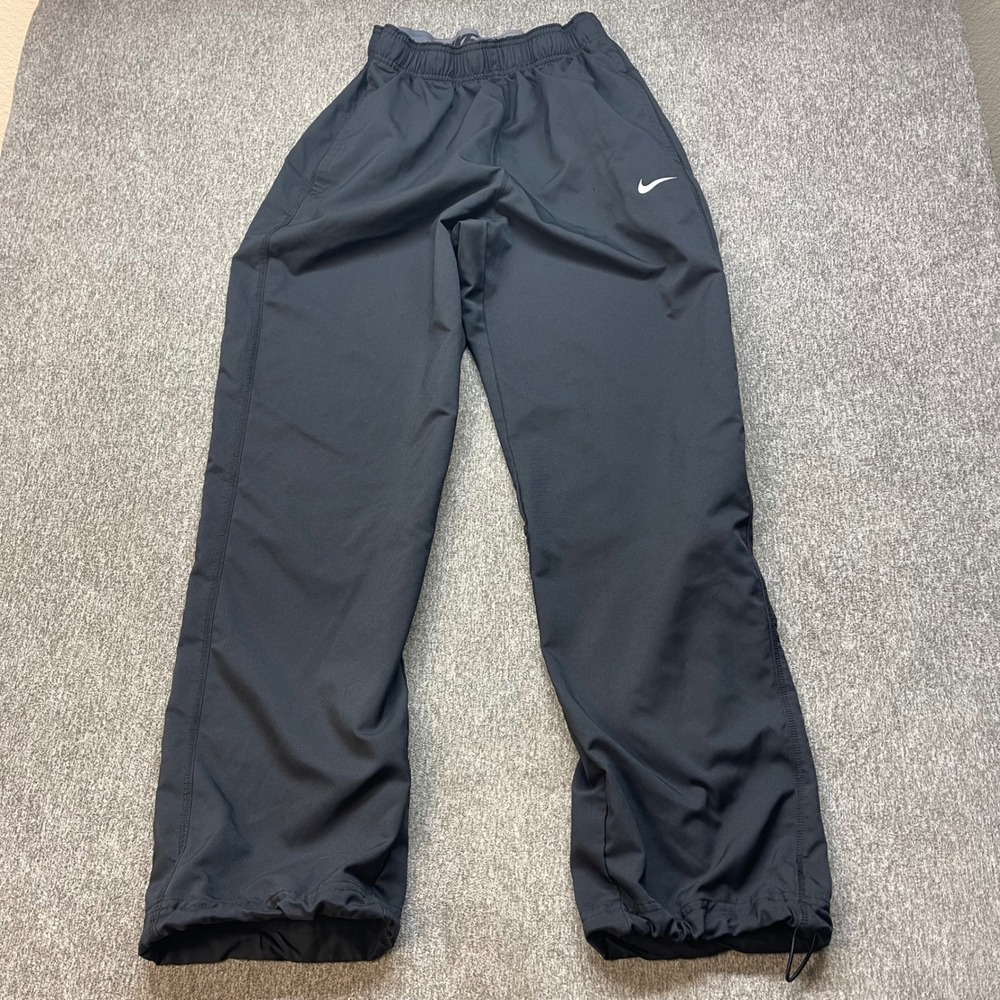 Nike Team Woven Men's Training Pants Black Dri-FIT Track Sweats 377786 Medium